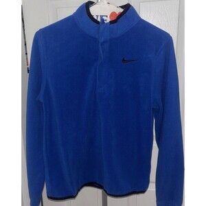 Nike Kids Size Large Blue Pull Over Sweater Long Sleeve